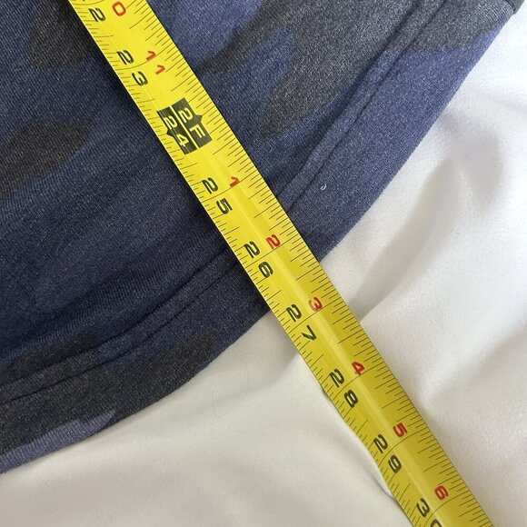 VS Victorias Secret Pink Half Zip Pullover Sweater Jacket Navy Camo Womens XS - Picture 6 of 8